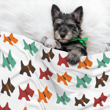 Load image into Gallery viewer, Scottish Terrier Love Blanket for Dog-Dog Blanket-Blankets,Home Decor,Scottish Terrier-1