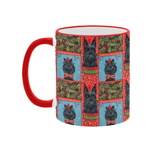 Load image into Gallery viewer, Scottish Terrier's Christmas Celebration Coffee Mug-3
