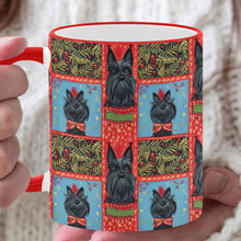 Load image into Gallery viewer, Scottish Terrier's Christmas Celebration Coffee Mug-White2-ONE SIZE-1