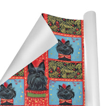 Load image into Gallery viewer, Scottish Terrier's Christmas Celebration Gift Wrapping Paper - 2 Rolls-Christmas Ornament-Christmas,Scottish Terrier,Wrapping Paper-4