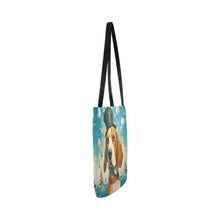 Load image into Gallery viewer, Seafaring Splendor Beagle Special Lightweight Shopping Tote Bag-White-ONESIZE-4