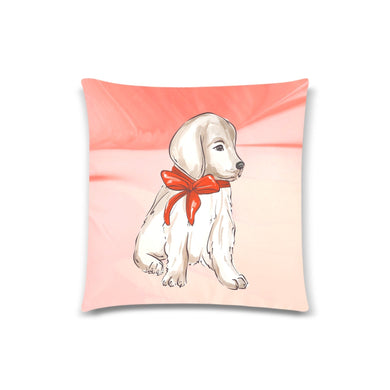 Serene Golden Retriever Throw Pillow Covers-White-ONESIZE-1