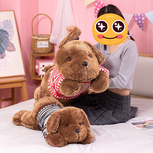 Chocolate Goldendoodle Stuffed Toy Shaggy Goldendoodle Stuffed