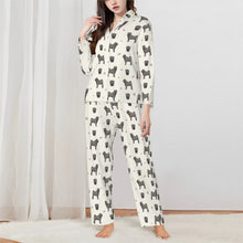 Load image into Gallery viewer, Shar Pei Pajamas for Women - XL Available - Yes I Love Blue Shar Peis-Pajamas-Apparel,Dog Mom Gifts,German Longhaired Pointer,Pajamas-3