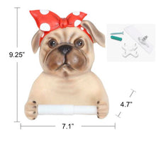 Load image into Gallery viewer, She Pug Love Toilet Roll HolderHome Decor