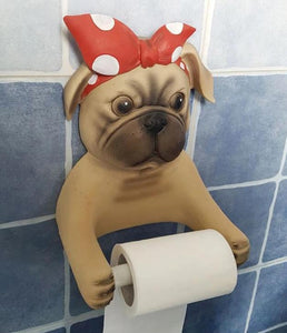 She Pug Love Toilet Roll HolderHome Decor
