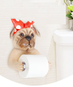 She Pug Love Toilet Roll HolderHome DecorPug