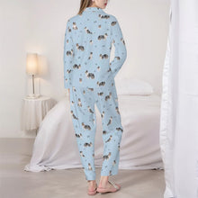 Load image into Gallery viewer, Sheltie Pajamas for Women - XL Available - Yes I Love Blue Merle Shelties-Pajamas-Apparel,Boxer,Dog Mom Gifts,Pajamas,Shetland Sheepdog-5
