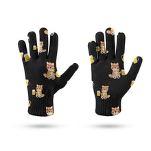 Load image into Gallery viewer, Shiba Inu Beer Touch Screen Gloves-Accessories-Accessories, Dog Dad Gifts, Dog Mom Gifts, Gloves-13