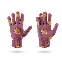 Load image into Gallery viewer, Shiba Inu Charm Carousel Touch Screen Gloves-Accessories-Accessories,Dog Dad Gifts,Dog Mom Gifts,Gloves-10