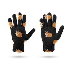 Load image into Gallery viewer, Shiba Inu Charm Carousel Touch Screen Gloves-Accessories-Accessories,Dog Dad Gifts,Dog Mom Gifts,Gloves-13