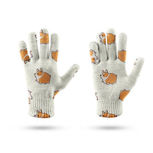 Load image into Gallery viewer, Shiba Inu Charm Carousel Touch Screen Gloves-Accessories-Accessories,Dog Dad Gifts,Dog Mom Gifts,Gloves-9