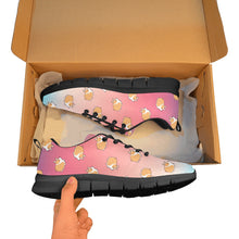 Load image into Gallery viewer, Shiba Inu Charm Carousel Women's Breathable Sneakers - 7 Gradients-37
