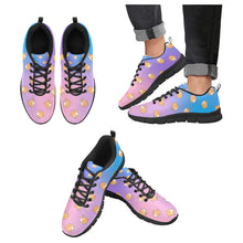 Load image into Gallery viewer, Shiba Inu Charm Carousel Women's Breathable Sneakers - 7 Gradients-CornflowerBlue2-US13-7