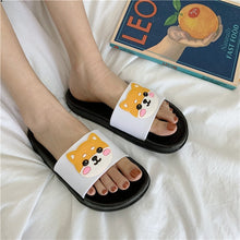 Load image into Gallery viewer, Shiba Inu Love Flip Flop Slippers-Footwear-Dogs, Footwear, Shiba Inu, Slippers-12