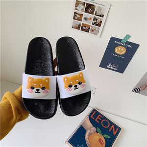 Shiba Inu Love Flip Flop Slippers-Footwear-Dogs, Footwear, Shiba Inu, Slippers-6