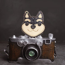 Load image into Gallery viewer, Shiba Inu Love Genuine Leather Handbag Accessories-Accessories-Accessories, Dogs, Shiba Inu-Dark Brown - Engraved Leather-21