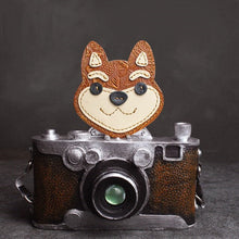 Load image into Gallery viewer, Shiba Inu Love Genuine Leather Handbag Accessories-Accessories-Accessories, Dogs, Shiba Inu-Light Brown - Engraved Leather-24