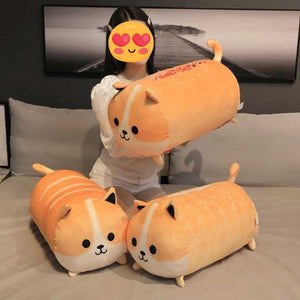 Shiba Inu Love Huggable Plush Toy Pillows (Small to Large Size)-Soft Toy-Dogs, Home Decor, Shiba Inu, Stuffed Animal-2