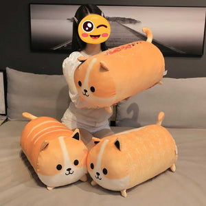 Shiba Inu Love Huggable Plush Toy Pillows (Small to Large Size)-Soft Toy-Dogs, Home Decor, Shiba Inu, Stuffed Animal-1