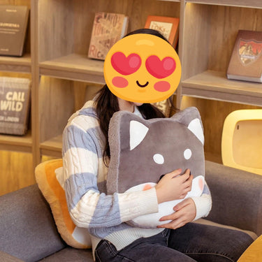 Shiba Inu Love Plush Pillow