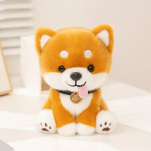 Load image into Gallery viewer, Shiba Inu Plush Toy - Tongue Out Shiba Inu-Brown Shiba Sit-21cm-22cm-14