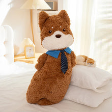Load image into Gallery viewer, Shiba Inu Throw Pillow and Plush Toy - Furry Snuggle Buddy