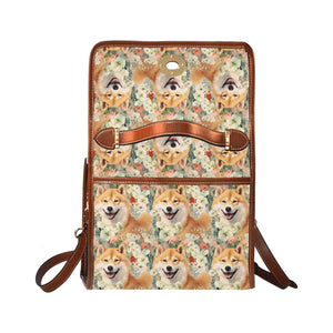 Shiba Inu's Springtime Delight Shoulder Bag Purse-Accessories-Accessories, Bags, Purse, Shiba Inu-One Size-2