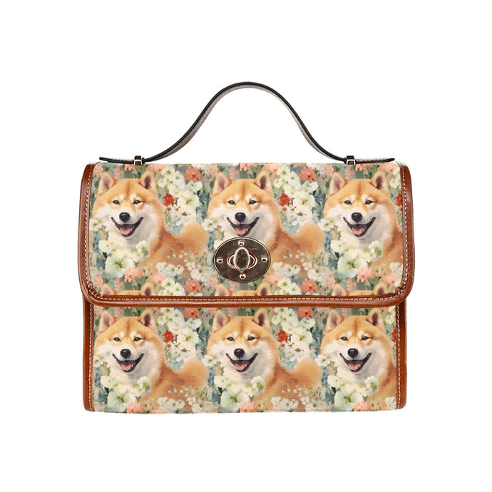 Shiba Inu's Springtime Delight Shoulder Bag Purse-Accessories-Accessories, Bags, Purse, Shiba Inu-One Size-1