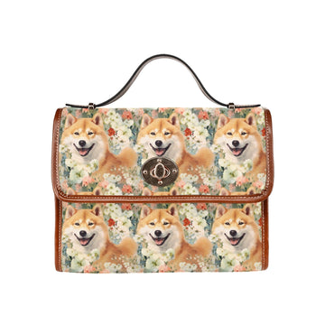 Shiba Inus Springtime Delight Shoulder Bag Purse One Size 360x
