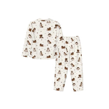 Load image into Gallery viewer, Shih Tzu Pajamas for Women - XL Available - Show Cut Shih Tzus Doing Yoga-Pajamas-Apparel,Dog Mom Gifts,Pajamas,Shih Tzu-10