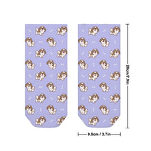 Load image into Gallery viewer, Shih Tzu Socks - Ankle Length - Smiling Shih Tzu Love-Accessories-Accessories,Dog Dad Gifts,Shih Tzu,Socks-19