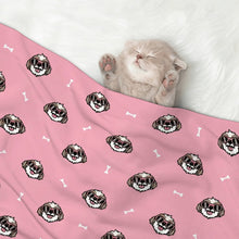 Load image into Gallery viewer, Shih Tzu with Shades Blanket for Dog-Pet Furniture-16