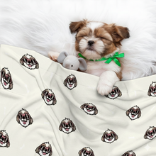 Load image into Gallery viewer, Shih Tzu with Shades Blanket for Dog-Pet Furniture-Blanket for Dogs,Blankets,Home Decor,Shih Tzu-1