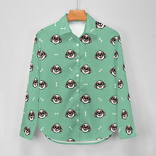 Load image into Gallery viewer, Shih Tzu with Shades Women&#39;s Shirt-14