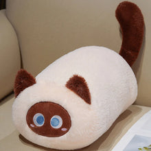 Load image into Gallery viewer, Siamese Cat Loaf Throw Pillow - Long Fat Cat Plush Cushion-Home Decor-Cats,Home Decor,Pillows,Siamese Cat-6