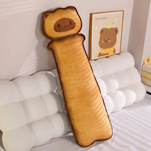 Load image into Gallery viewer, Siamese Cat Long Body Pillow - Well Toasted Kitty - Giant Plush Pillow-dark sad cat-90cm-11