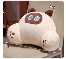 Load image into Gallery viewer, Siamese Cat Pillow - Comfy Cat Decorative Plush Chair Cushion Bed Pillow-15
