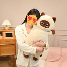 Load image into Gallery viewer, Siamese Cat Pillow - Kawaii Fat Cat Plush Toy-12