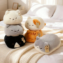 Load image into Gallery viewer, Siamese Cat Pillow - Sleepy Plush Fat Cat Loaf-4