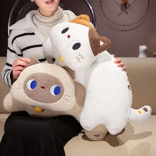 Load image into Gallery viewer, Siamese Cat Plush Pillow - Curvy Kawaii Big-Eyed Cat-19