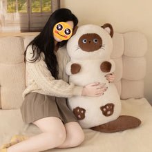 Load image into Gallery viewer, Siamese Cat Plush Pillow - Kawaii Seal Point Siamese - Small to Giant Size-Stuffed Animals-Cat Memorial Gifts,Cats,Siamese Cat,Stuffed Animal-4