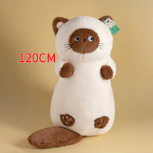 Load image into Gallery viewer, Siamese Cat Plush Pillow - Kawaii Seal Point Siamese - Small to Giant Size-B-21