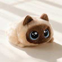 Load image into Gallery viewer, Siamese Cat Plush Toy - Big Eyed Squishy Cat-Siamese cat-about 15cm-1