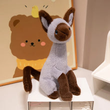Load image into Gallery viewer, Siamese Cat Plush Toy - Blue Point and Seal Point - Perky Eared Sitting Kitty-Stuffed Animals-Cat Memorial Gifts,Cats,Siamese Cat,Stuffed Animal-Blue Point-10" or 25 cm-4