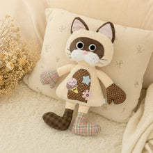 Load image into Gallery viewer, Siamese Cat Plush Toy - Precious Patchwork Kitty-6