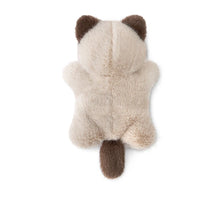 Load image into Gallery viewer, Siamese Cat Plushie - Big Eyes with Patterned Fabric Body-8