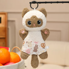 Load image into Gallery viewer, Siamese Cat Plushie - Kitten Wearing Diaper Pants-Siamese cat-20cm-pendant-1