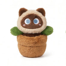 Load image into Gallery viewer, Siamese Cat Soft Toy - Darling Spring Time Bloom-Siamese cat plant-about 25cm-1