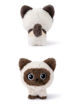 Load image into Gallery viewer, Siamese Cat Soft Toy - Small - Pocket Purr Mini Plush Toy-3